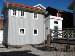 Mangelboden tillhör fastigheten, Bergsgatan 9. och är klassad som högsta kulturhistoriska värde. Foto: E. Kihlberg