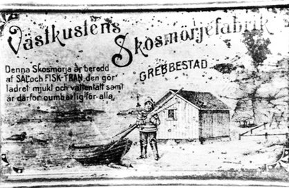 Skosmörjfabrikens annons 1896